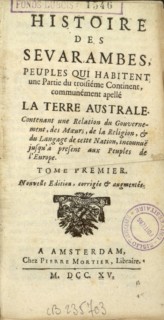 Histoire des Sevarambes